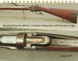 WESTLEY RICHARDS .450 No. 1 Carbine FALLING BLOCK Sgl. SHOT 1873 DEELEY & EDGE CARBINE- ABOUT 1875- ORIGINAL PIECE - 1 of 6