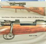STEVE NELSON 30-06- COMPLETE NELSON CLASSIC STOCK- FN MAUSER- EXC METAL & WOOD DETAIL- ACCURATE- OVERALL97% - 1 of 4