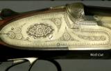 BERETTA 1953 MOD S2 SIDELOCK- EXC OVERALL COND- 65% FLORAL & SCROLL ENGRAVING- 28 1/2