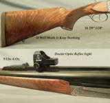 CHAPUIS 450/400- MOD BROUSSE- NICE WOOD- NEW PIECE- 95% ENGRAVED- DOCTER OPTIC REFLEX SIGHT- 14 7/8" LOP- 9 Lbs. 6 Oz. - 2 of 4