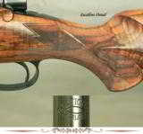 BOLLIGER, MOUNTAIN RIFLERY- 7mm REM. MAG.- FULL CUSTOM PRE-64 MOD 70 WIN- EXHIBITION WOOD- SUPERB BOLLIGER CLASSIC STOCK - 4 of 4