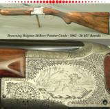BROWNING BELGIUM POINTER GRADE 20- 1962- RISACK ENGRAVED- RKLT- 26 1/2