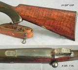 RIGBY 350 MAG RIMLESS- SINGLE SQUARE MAG MAUSER- BUILT in 1924- EXC PLUS BORE- ORIG CASE- EVERY SERIAL # MATCHES - 3 of 7