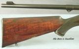 RIGBY 350 MAG RIMLESS- SINGLE SQUARE MAG MAUSER- BUILT in 1924- EXC PLUS BORE- ORIG CASE- EVERY SERIAL # MATCHES - 4 of 7