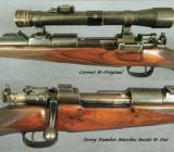 RIGBY 275 (7 X57 Mauser)- SGL SQUARE BRIDGE INTERMEDIATE MAUSER- BUILT in 1917- ORIG CASE- ORIG SCOPE- EVERY SERIAL # MATCHES - 2 of 5