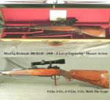 WESTLEY RICHARDS 300 H&H- MAUSER- A LOT of ENGRAVING- 24