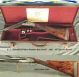 CHURCHILL 20 PREMIER SIDELOCK- NICE 1921 GAME GUN- 28