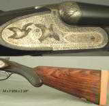 FRANCOTTE 20- 1929 ORIG MOD 25- ORIG BORES & CHOKES- VON LENGERKE & DETMOLD IMPORT- 96% ENGRAVING COVERAGE- NICE PIECE - 2 of 5