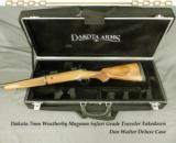 DAKOTA 7MM WEATHERBY MAG TAKEDOWN TRAVELER- CASED in a DELUXE DAN WALTER TRAVEL TRUNK- 23