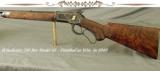 WINCHESTER 218-B 1 OFF FACTORY DISPLAY GUN- MOD 65- FINISHED at WIN 3-12-49- LETTERED by T. E. HALL from GUN MUSEUM- EXTENSIVE ENGRAVING - 1 of 9