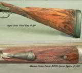 LANCASTER 12 SIDELEVER HAMMERLESS EJECT SIDELOCK- 1890- LONDON N P 30