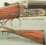 ALEX MARTIN "2"- 12 BORE BOXLOCK EJECT- 5 Lbs. 9 Oz.- COMPLETE REFINISH in ENGLAND INCLUDING CASE COLORS- EXC. BORES- CASED - 2 of 5