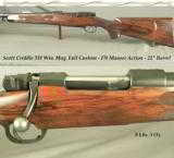 SCOTT CRIDDLE- 338 WIN. MAG.- COMPLETE CRIDDLE TRUE CLASSIC- FN MAUSER ACTION- EXC METAL & WOOD DETAIL- ACCURATE RIFLE - 1 of 4