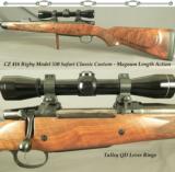 CZ 416 RIGBY- 550 SAFARI CLASSIC CUSTOM- MAG LENGTH ACTION- TALLEY QD LEVER RINGS- UPGRADED WOOD- LEUPOLD 4X- ACCURATE - 1 of 4