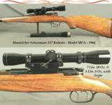 MANNLICHER SCHOENAUER 257 ROBERTS MOD MCA RIFLE- 1966- 22