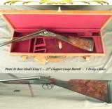 PIOTTI 16 MODEL KING I- 27" CHOPPER LUMP Bbls.- 1995- NEAR EXHIBITION WOOD- VERY NICE ENGRAVING- 94% OVERALL COND.- CASED - 1 of 6