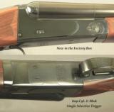 CLASSIC DOUBLES (WIN. M-23) 20 MODEL 201 FIELD- NEW in the BOX- 26" V R Bbls.- I. C. & M.- 3" CHAMBERS- SST- VERY NICE WOOD - 3 of 4