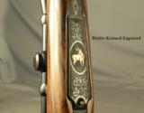 DALE GOENS 244 REM. (6mm REM.)- FULL CUSTOM MAUSER- FULL COVERAGE ENGRAVING by WALTER KOLOUCH- GOENS CLASSIC STYLE STOCK - 3 of 5