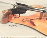 LINEBAUGH TOTAL CUSTOM in .475 LINEBAUGH- ON a RUGER BISLEY REVOLVER- 5 1/2" BARREL- COMES WITH a WYOMING COMBINATION HOLSTER - 2 of 2