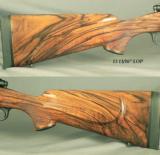 DALE GOENS 270 WIN.- PRE-64 MOD 70 ACTION- CLASSIC with VERY NICE WORKMANSHIP- WRAP AROUND FLEUR-DE-LIS CHECKERING- EXC. WOOD - 3 of 4