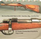 BRNO ZG47 ACTION- 7 REM. MAG.- SUPER ACTION & YOU GET THE Bbl. & STOCK FREE- BRNO MAUSER DOUBLE FLAT TOP with DOVETAIL CUTS - 1 of 4