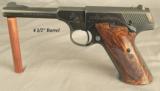 COLT WOODSMAN 22 L. R.- 2nd SERIES SPORT MOD. MADE 1950- IN the FACTORY BOX- 4 1/2" Bbl.- COLTWOOD CHECKERED PLASTIC GRIPS - 2 of 5
