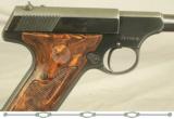 COLT WOODSMAN 22 L. R.- 2nd SERIES SPORT MOD. MADE 1950- IN the FACTORY BOX- 4 1/2" Bbl.- COLTWOOD CHECKERED PLASTIC GRIPS - 5 of 5