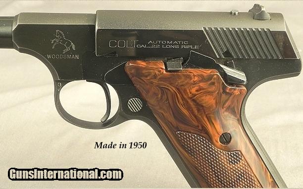 COLT WOODSMAN 22 L. R.- 2nd SERIES SPORT MOD. MADE 1950- IN the FACTORY