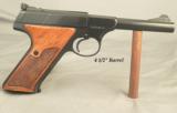COLT WOODSMAN 22 L. R.- 3rd SERIES SPORT MODEL MADE in 1969- IN the FACTORY BOX- 4 1/2" BARREL- WALNUT CHECKERED GRIPS - 4 of 5