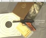 COLT WOODSMAN 22 L. R.- 3rd SERIES SPORT MODEL MADE in 1969- IN the FACTORY BOX- 4 1/2" BARREL- WALNUT CHECKERED GRIPS - 1 of 5