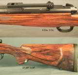 DALE GOENS 7mm REM. MAG.- PRE-64 MOD 70- CLASSIC STYLE with VERY NICE WORKMANSHIP- GOENS WRAP AROUND FLEUR-DE-LIS CHECKERING - 2 of 4