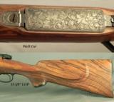 DALE GOENS 270 WIN.- PRE-64 MOD 70 ACTION- ENGRAVED- CLASSIC STYLE with VERY NICE WORKMANSHIP- GOENS WRAP AROUND FLEUR-DE-LIS CHECKERING - 2 of 5