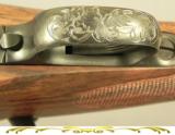 DALE GOENS 270 WIN.- PRE-64 MOD 70 ACTION- ENGRAVED- CLASSIC STYLE with VERY NICE WORKMANSHIP- GOENS WRAP AROUND FLEUR-DE-LIS CHECKERING - 5 of 5