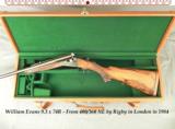 EVANS 9.3 x 74R (From 400/360 NE by Rigby in London in 1984)- AN EXC. 1926 CLASSIC- WEBLEY ACTION- EXC. PLUS BORES- 26