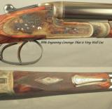 LANCASTER 280 FLANGED- NEVER HUNTED & APPEARS UNFIRED- PRE-WAR PIECE FINISHED in 1946- SIDELOCK with 26" CHOPPER LUMP Bbls.- 1946 NEW - 2 of 6