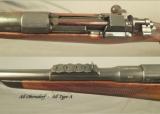 MAUSER 404 JEFFERY TYPE A- COMMERCIAL SINGLE SQUARE BRIDGE MAGNUM ACTION- 1930- RARE STUFF- BEST GRADE TYPE A- EXC. BORE- ORIG. GUN - 4 of 5