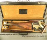BROWNING BELGIUM 16 BORE SIDE by SIDE- #5 of 10 S x S's EVER MADE by FN for BROWNING- 1989 FN CENTENNIAL & THE DEATH of JOHN BROWNING - 1 of 8