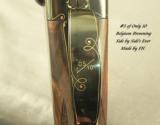 BROWNING BELGIUM 16 BORE SIDE by SIDE- #5 of 10 S x S's EVER MADE by FN for BROWNING- 1989 FN CENTENNIAL & THE DEATH of JOHN BROWNING - 6 of 8