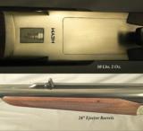 HEYM 470 N. E. MODEL 88 PROFESSIONAL HUNTER- 24" EJECTOR Bbls.- OVERALL a 99% GUN- 1/4 RIB with 1 STANDING REAR SIGHT- LIKE NEW - 3 of 4