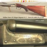 WILLIAM EVANS 375 FLANGED MAG N. E.- ORIG & EXC 1933 CLASSIC- WEBLEY ACTION- EXC PLUS BORES- 26" EJECT CHOPPER LUMP- SOLID PIECE - 1 of 5