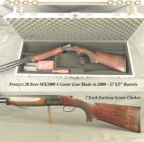 PERAZZI 20 BORE GAME GUN- MX2000 S- OVERALL a 98% PIECE- MADE in 2000- 7 ea FACTORY SCREW CHOKES- PISTOL GRIP STOCK at 14 3/8"- VERY NICE WOOD - 1 of 4