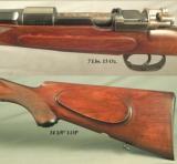 J. P. SAUER 30-06- MADE in 1930- COMMERCIAL MAUSER ACTION- HALF ROUND HALF OCTAGON w/a FULL LENGTH MACHINED INTEGRAL RIB- BORE as NEW - 2 of 5