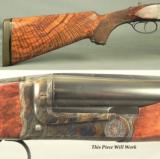 CHAPUIS 470 MOD PH1- UPGRADED WOOD- 1/4 RIB with EXPRESS SIGHTS- 15 7/16" LOP- OVERALL COND. at 99%- 11 Lbs 6 Oz.- BORES as NEW- CASE COLORED - 3 of 4