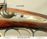 HOLLAND & HOLLAND 12 BORE FULLY RIFLED EXPRESS- EXC. PIECE w/ VERY STOUT WOOD- 28" STEEL Bbls.- VERY GOOD PLUS BORES- EXC. WOOD- ACCURATE - 7 of 7