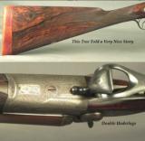 CHARLES SMITH- 16 BORE 1993 BIRMINGHAM NITRO PROVED REBOUNDING HAMMER GAME GUN- 30" Bbls.- UNDER-SNAP-ACTION PURDEY THUMBHOLE LEVER - 3 of 5