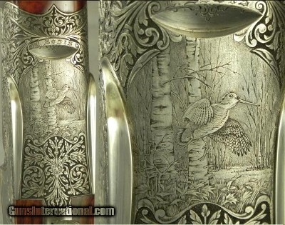 BOSIS 12 SIDELOCK MODEL MICHELANGELO- TOTAL SUPERB DASSA ENGRAVED- 29 1/2