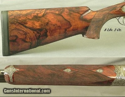 BOSIS 12 SIDELOCK MODEL MICHELANGELO- TOTAL SUPERB DASSA ENGRAVED- 29 1/2