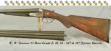 GREENER 12- 2 Bbl. SET- HEAVY GAME GUN or a PIGEON GUN- 30" & 26" EJECT Bbls.- EXC. Bbls. INSIDE & OUT- 70% ENGRAVING- GREAT WALL THICKNESS - 1 of 5