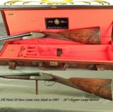 PIOTTI 20 MOD LUNIK- 26" CHOPPER LUMP Bbls- 1985- DOUBLE TRIGGERS- ORIG & 98% COND- NICE WOOD- 5 Lbs. 10 Oz.- EXC. PLUS COND.- CASED - 1 of 4