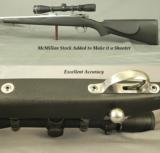 MARK PENROD- 222 REM- TOTAL CUSTOM METAL JOB by PENROD- FN MAUSER SOLID BOTTOM SINGLE SHOT ACTION- LEUPOLD 3.5 x 10- KRIEGER Bbl. - 3 of 5